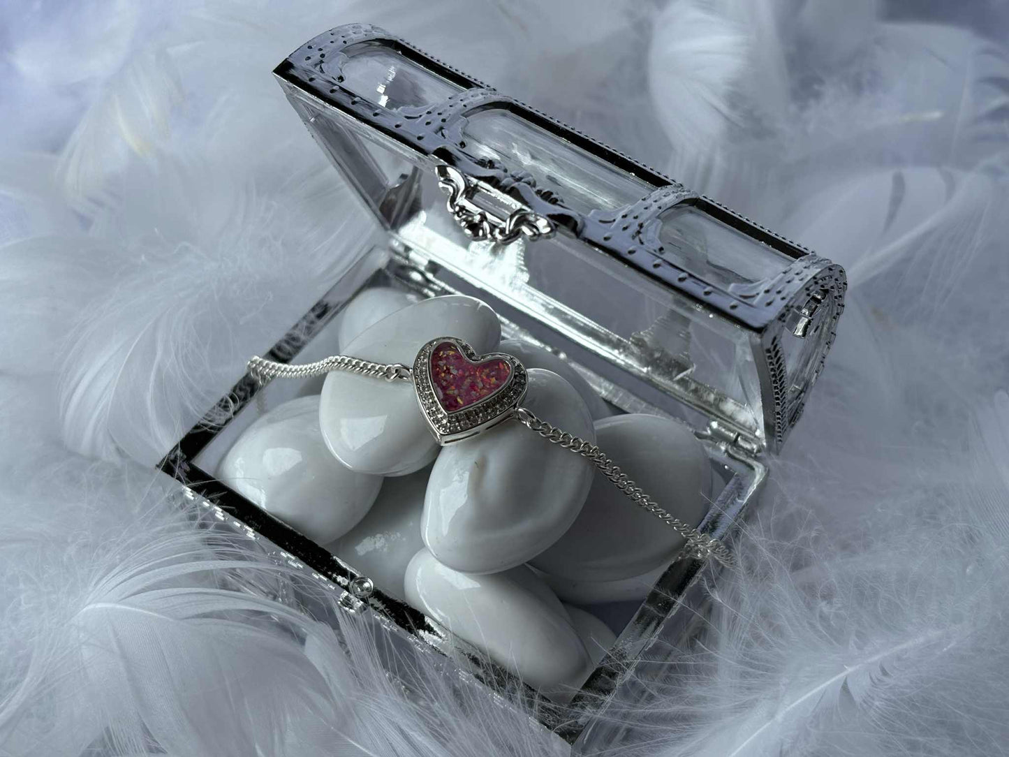 Sparkling Heart Bracelet