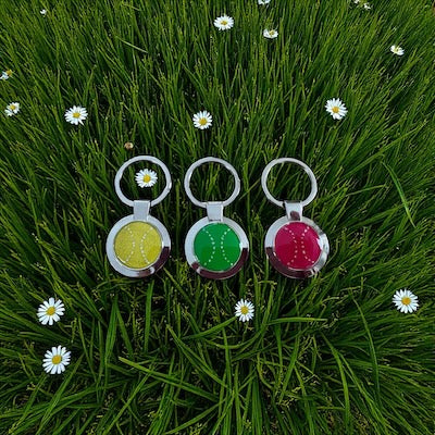 The Dogs Ball Keyring