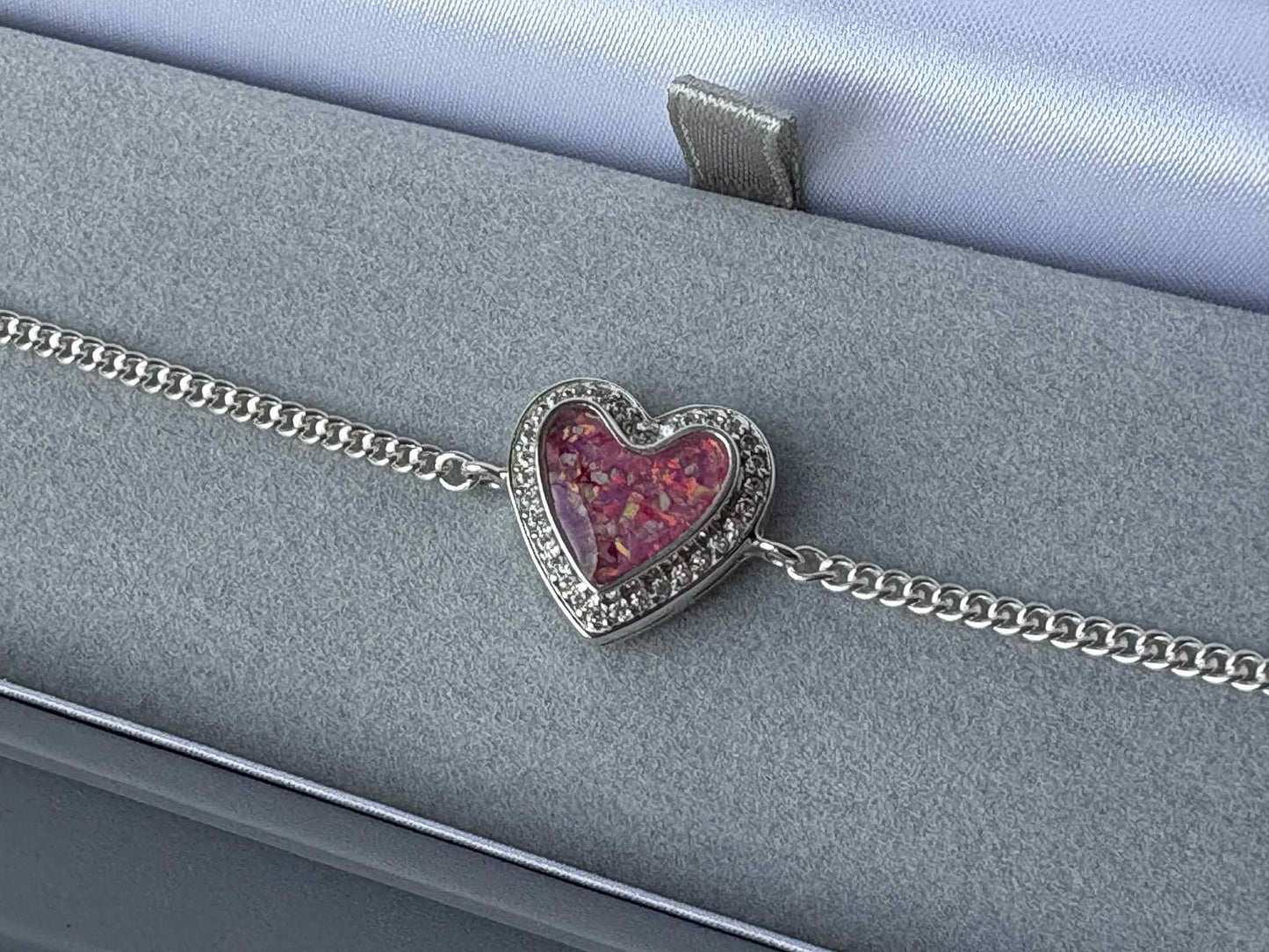 Sparkling Heart Bracelet