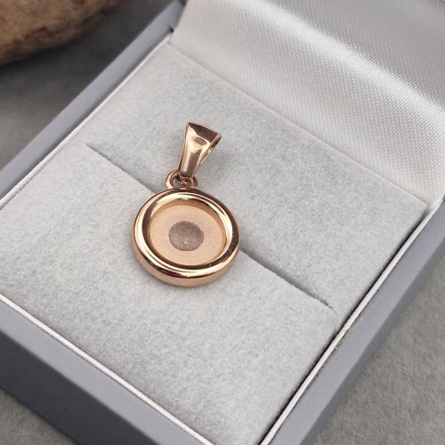 Forever Circle Pendant 18ct Rose Gold PVD