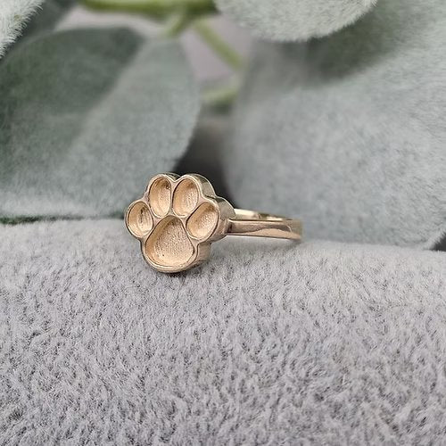 9ct Gold Pawprint Ring