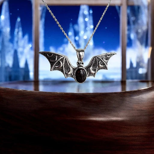 Wings of Twilight Bat Pendant