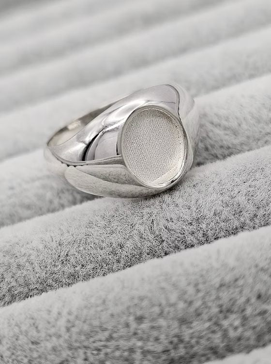 Mens Chunky Signet Ring