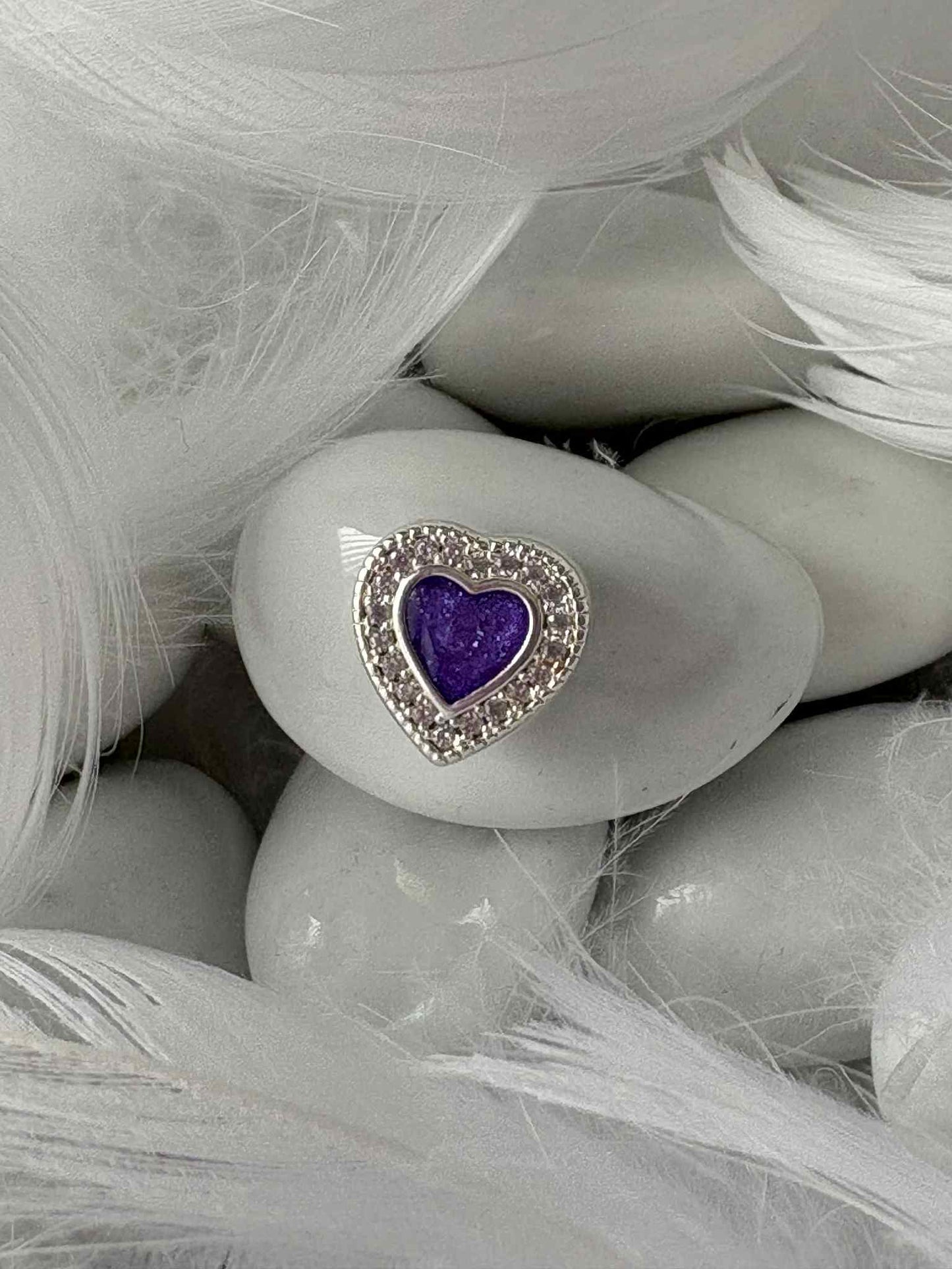 Sparkling Heart Charm