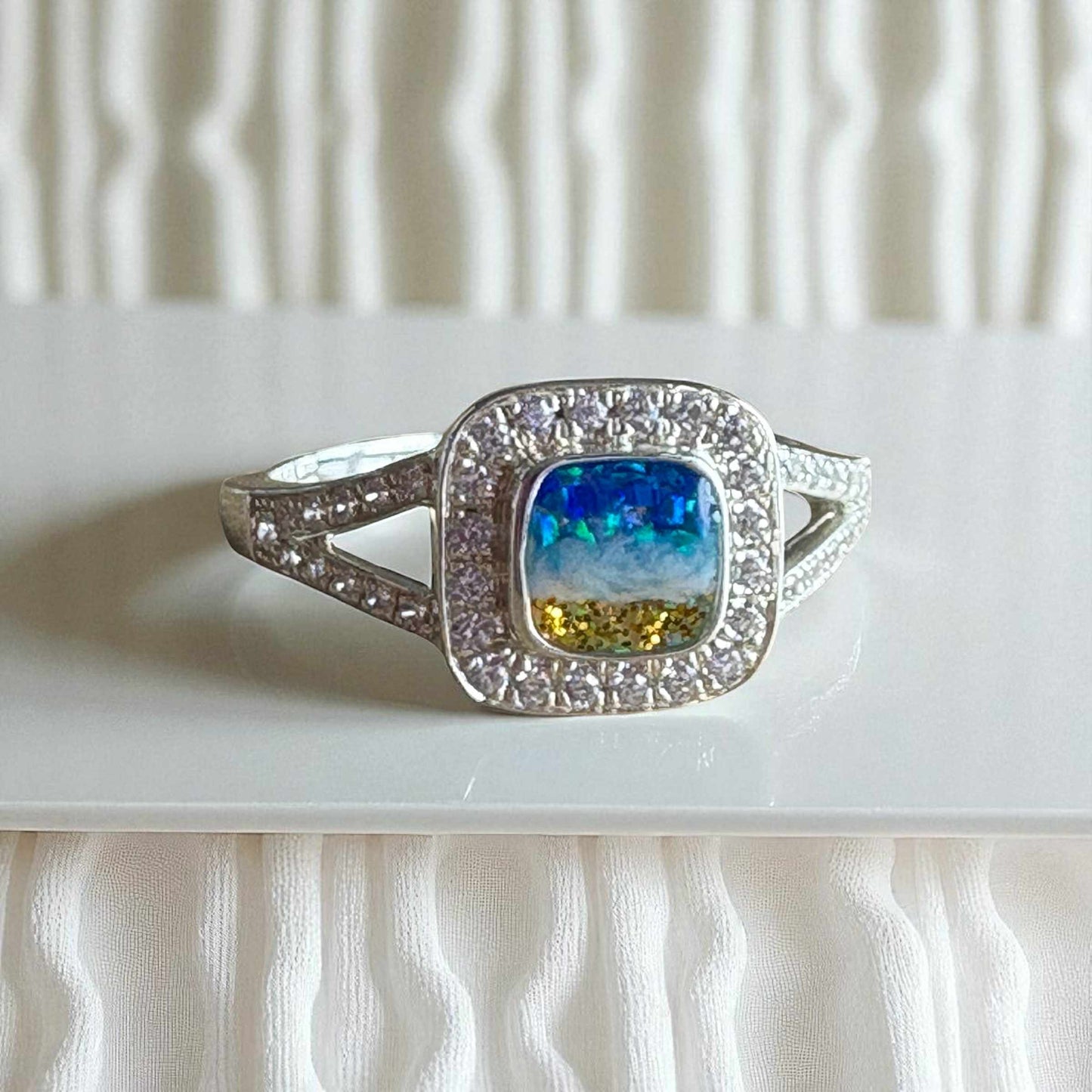 Square Cushion Ring