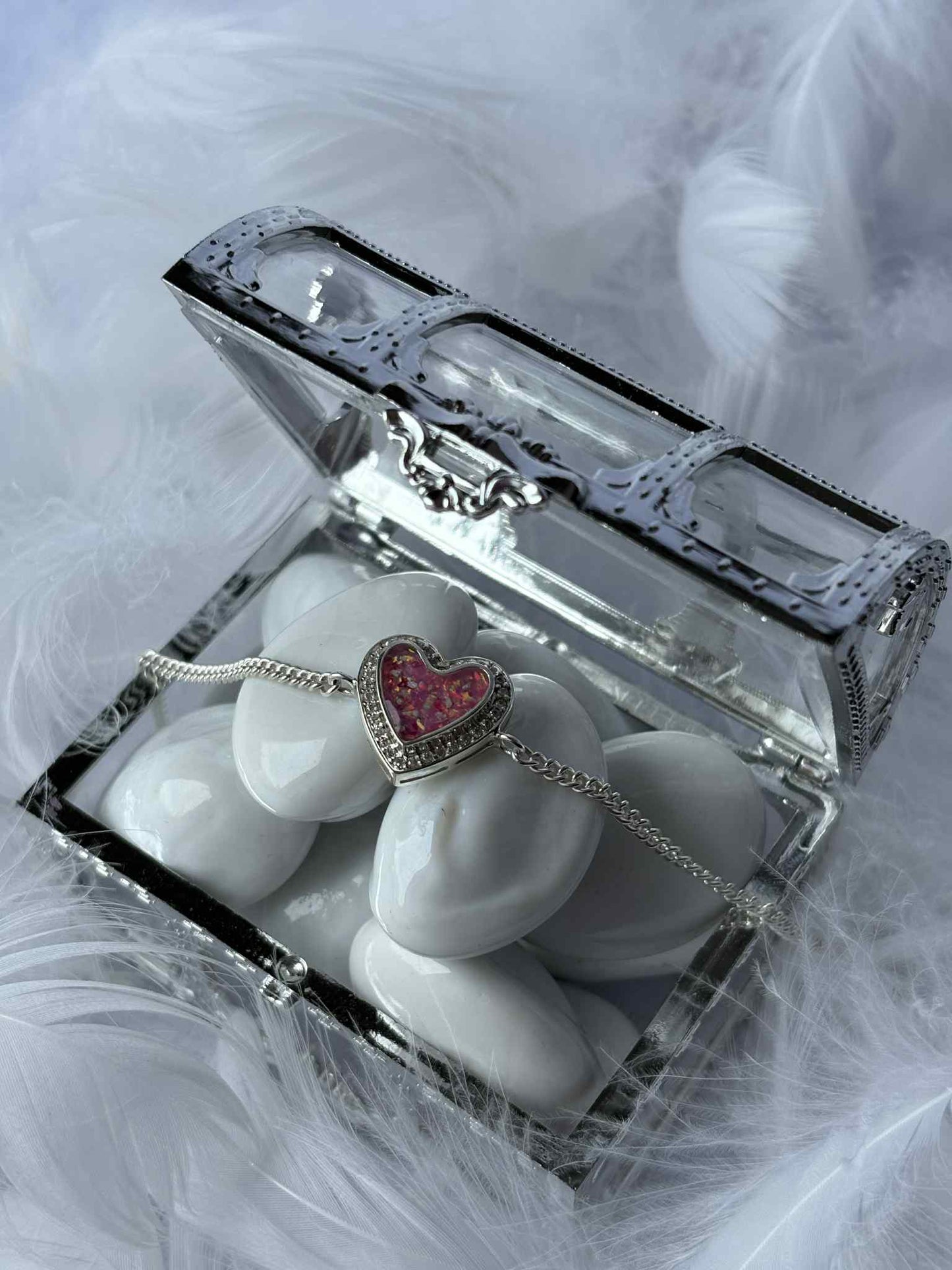 Sparkling Heart Bracelet