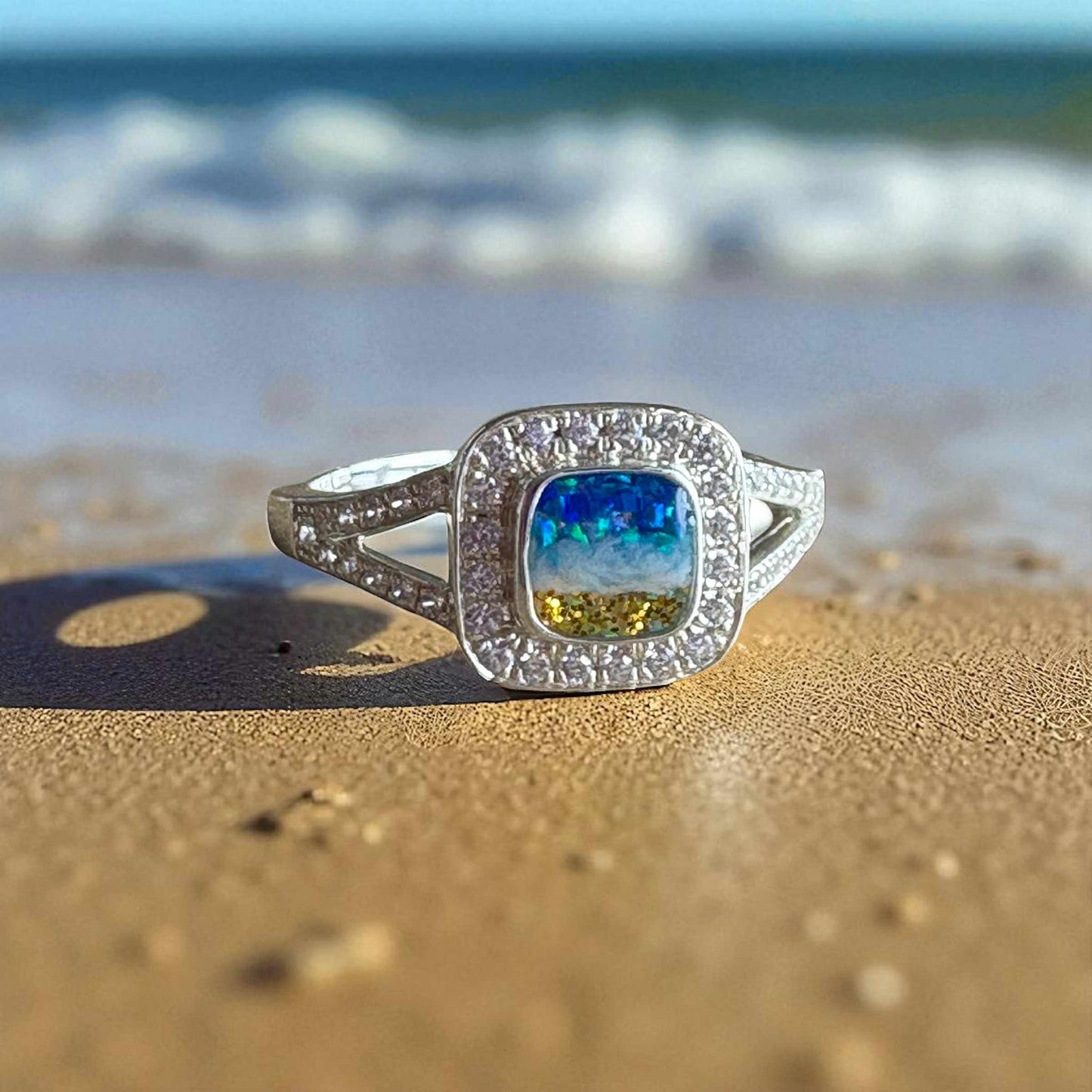 Square Cushion Ring