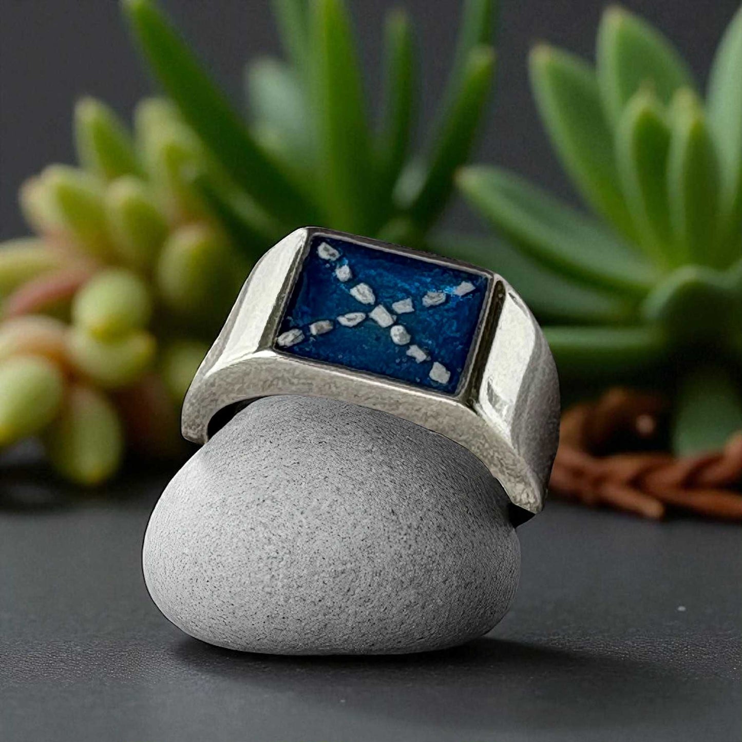 Mens Heritage Saltire Ring