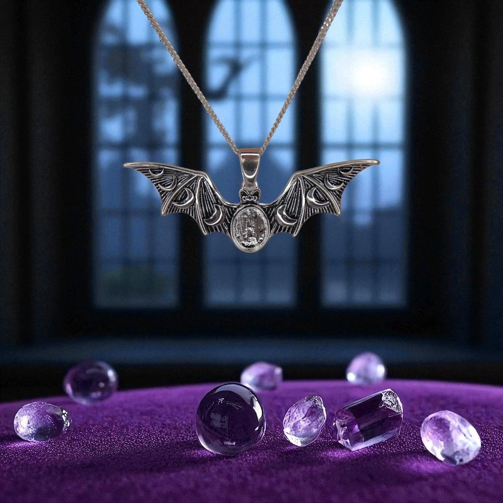 Wings of Twilight Bat Pendant
