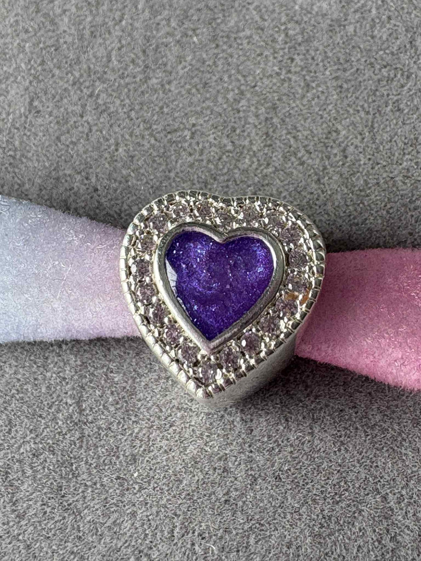 Sparkling Heart Charm
