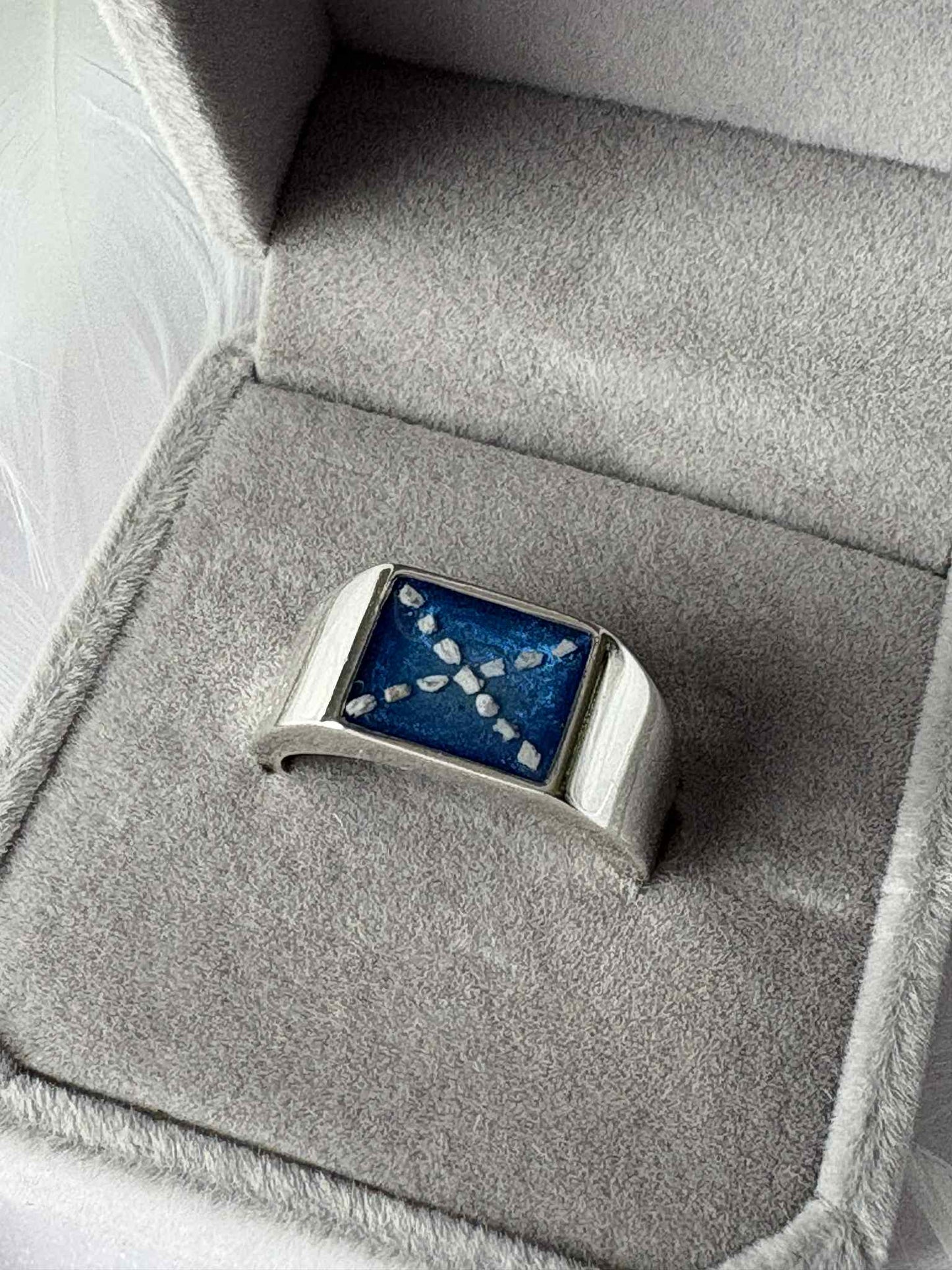 Mens Heritage Saltire Ring