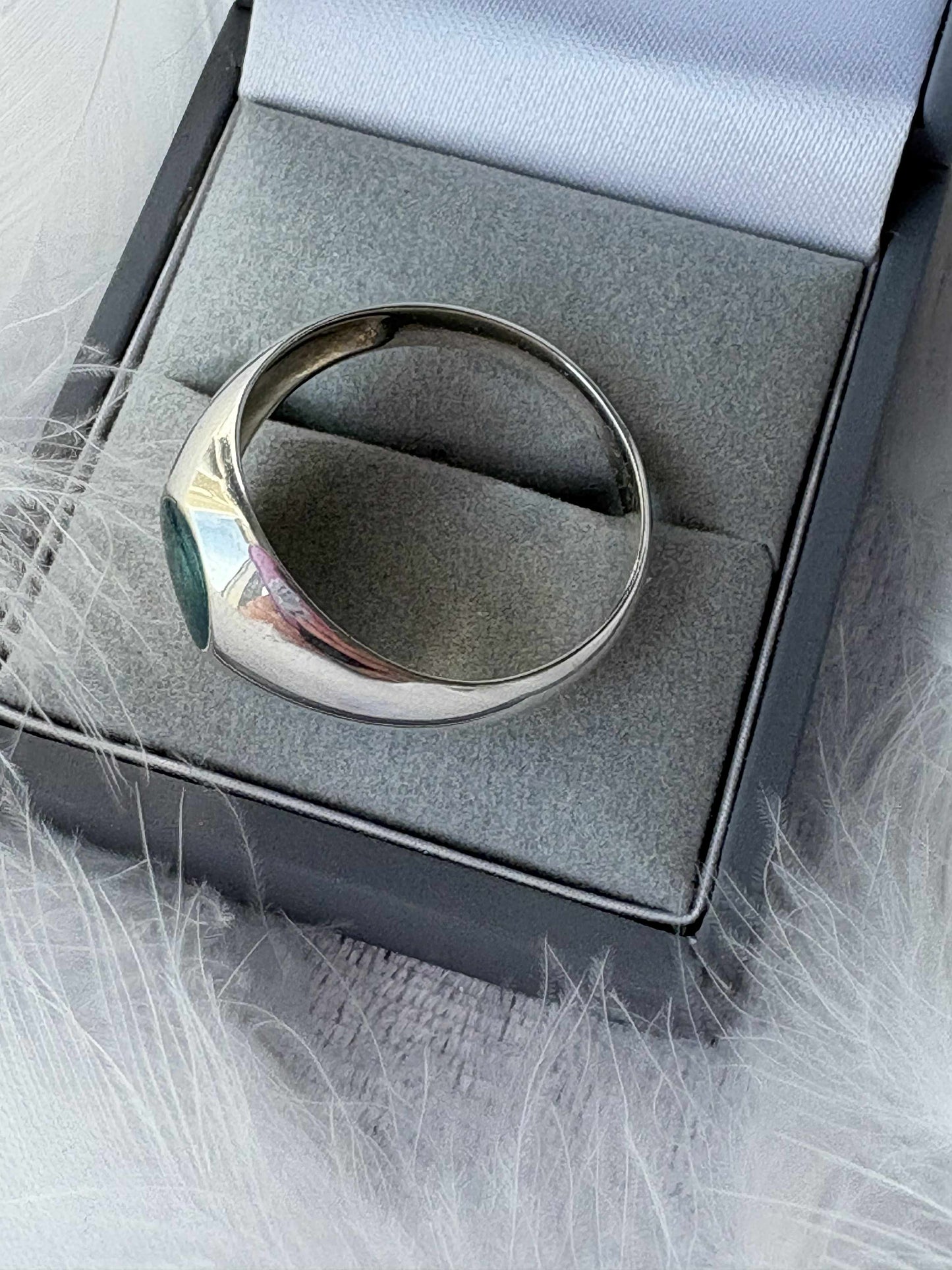 Mens Chunky Signet Ring