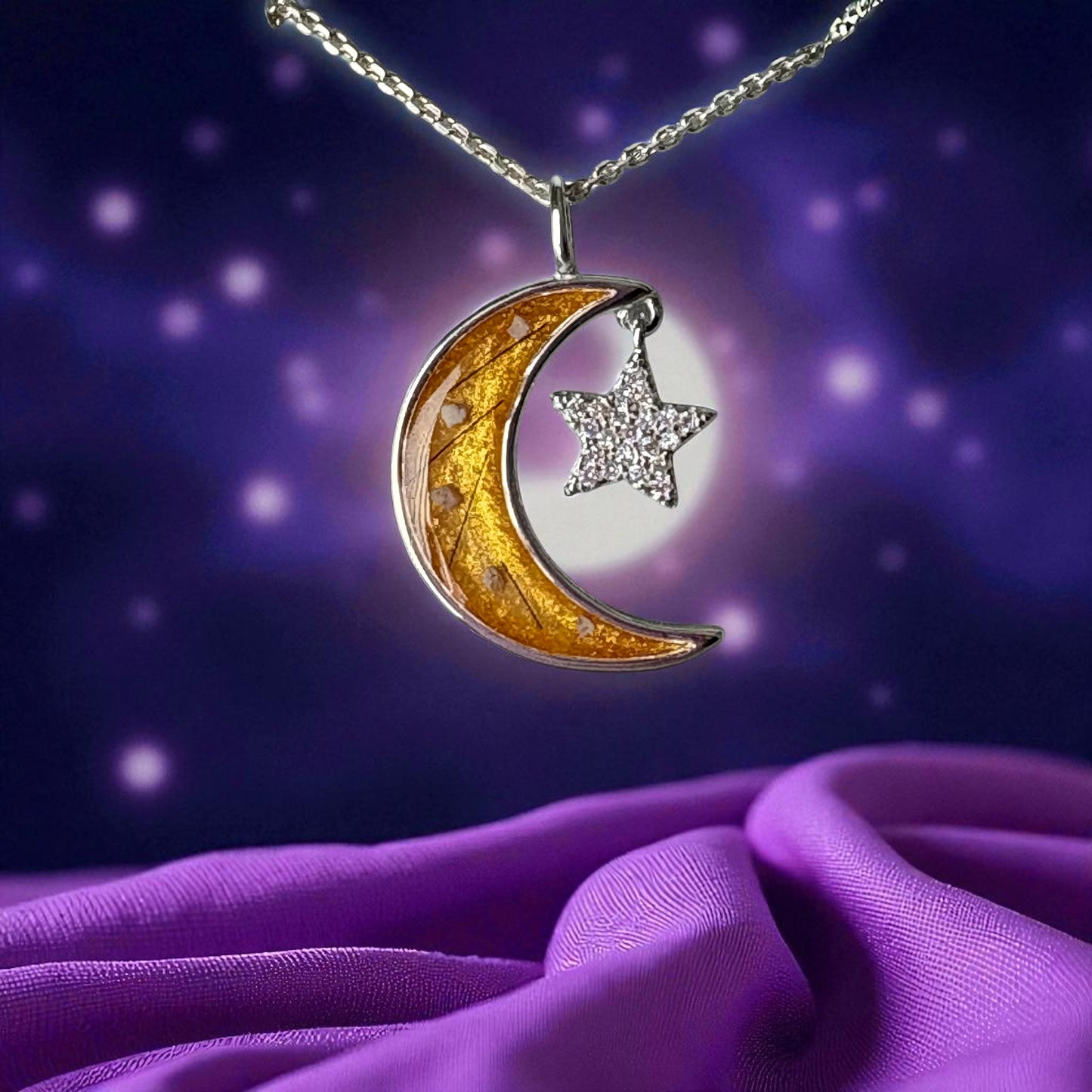 Moon & Star Pendant