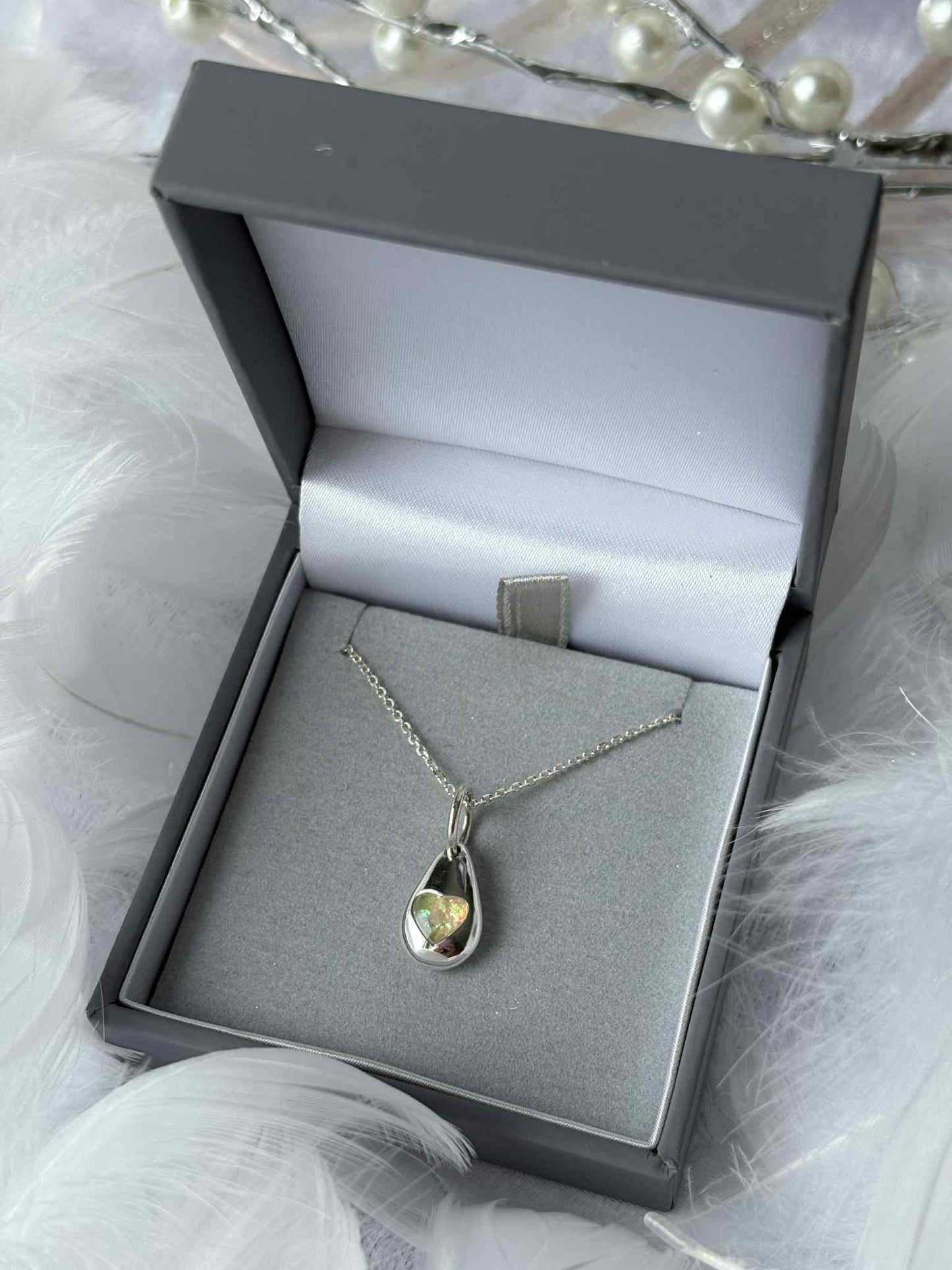 Pebble Heart Pendant