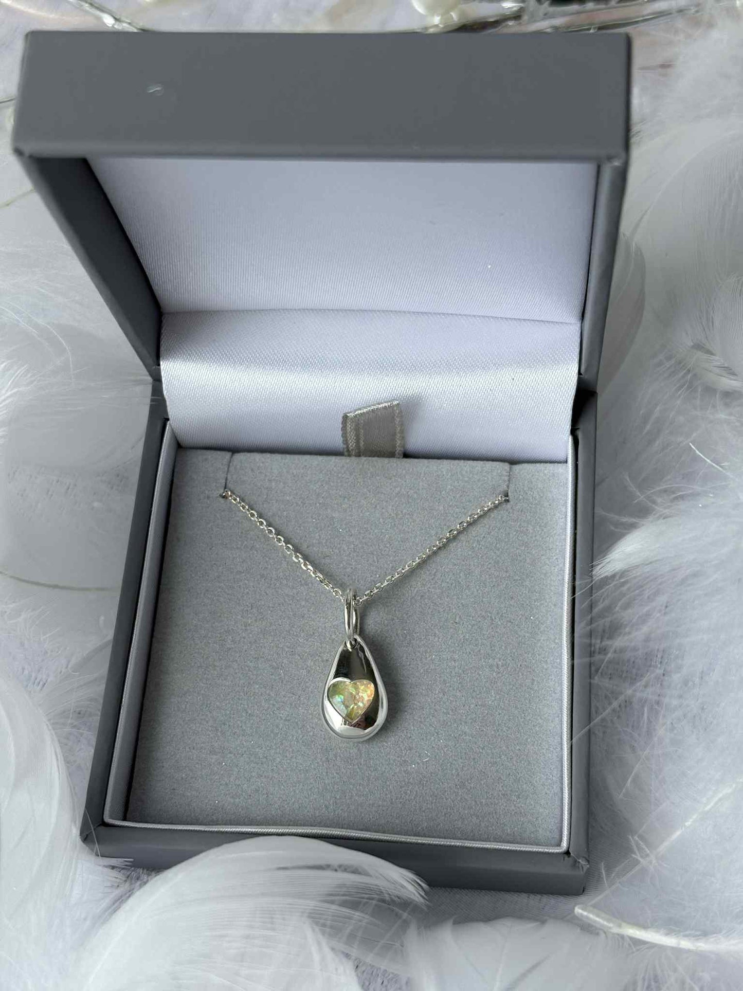 Pebble Heart Pendant