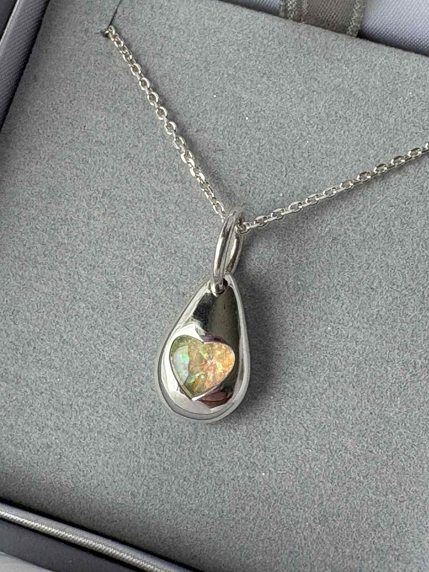 Pebble Heart Pendant