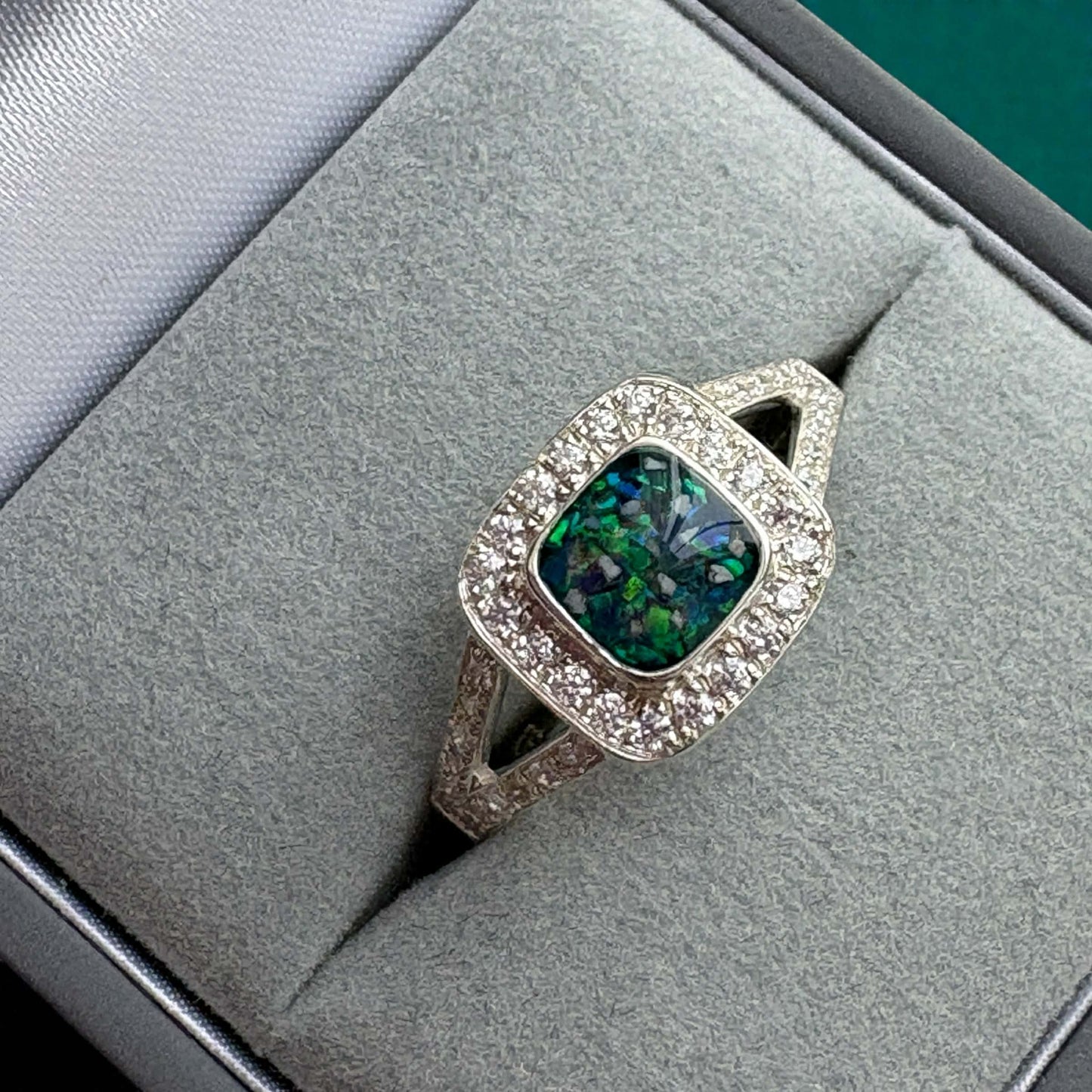 Square Cushion Ring