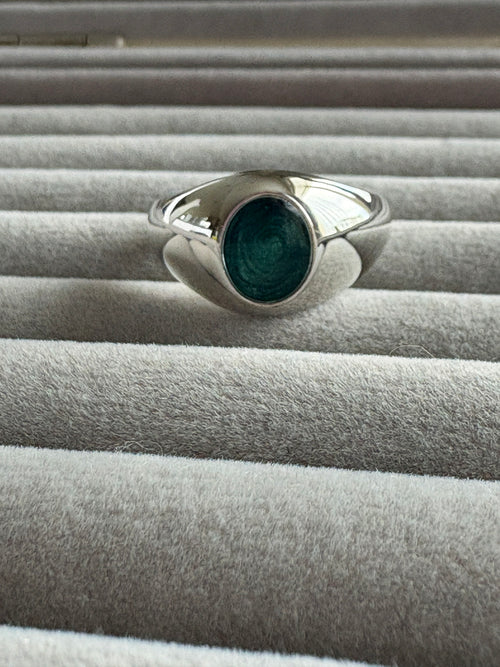 Mens Chunky Signet Ring