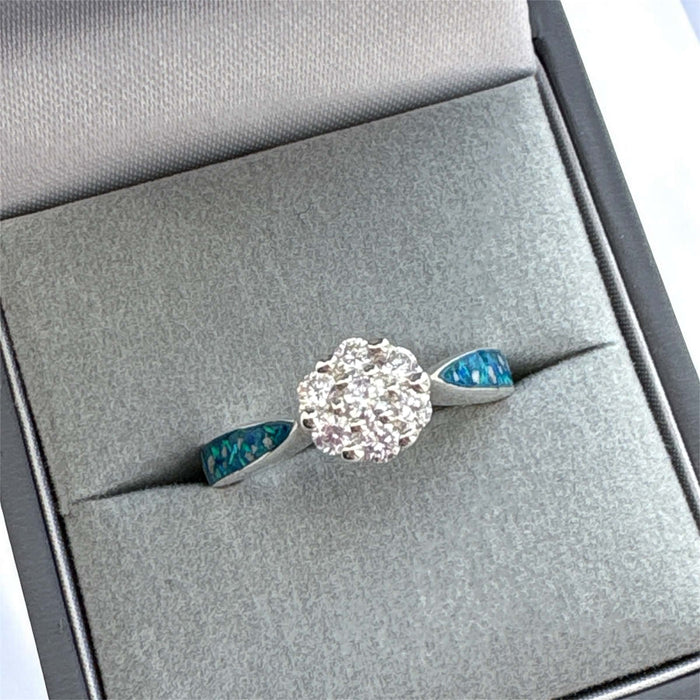 Catherine Solitaire Ring, suitable for 2 sets of ashes.