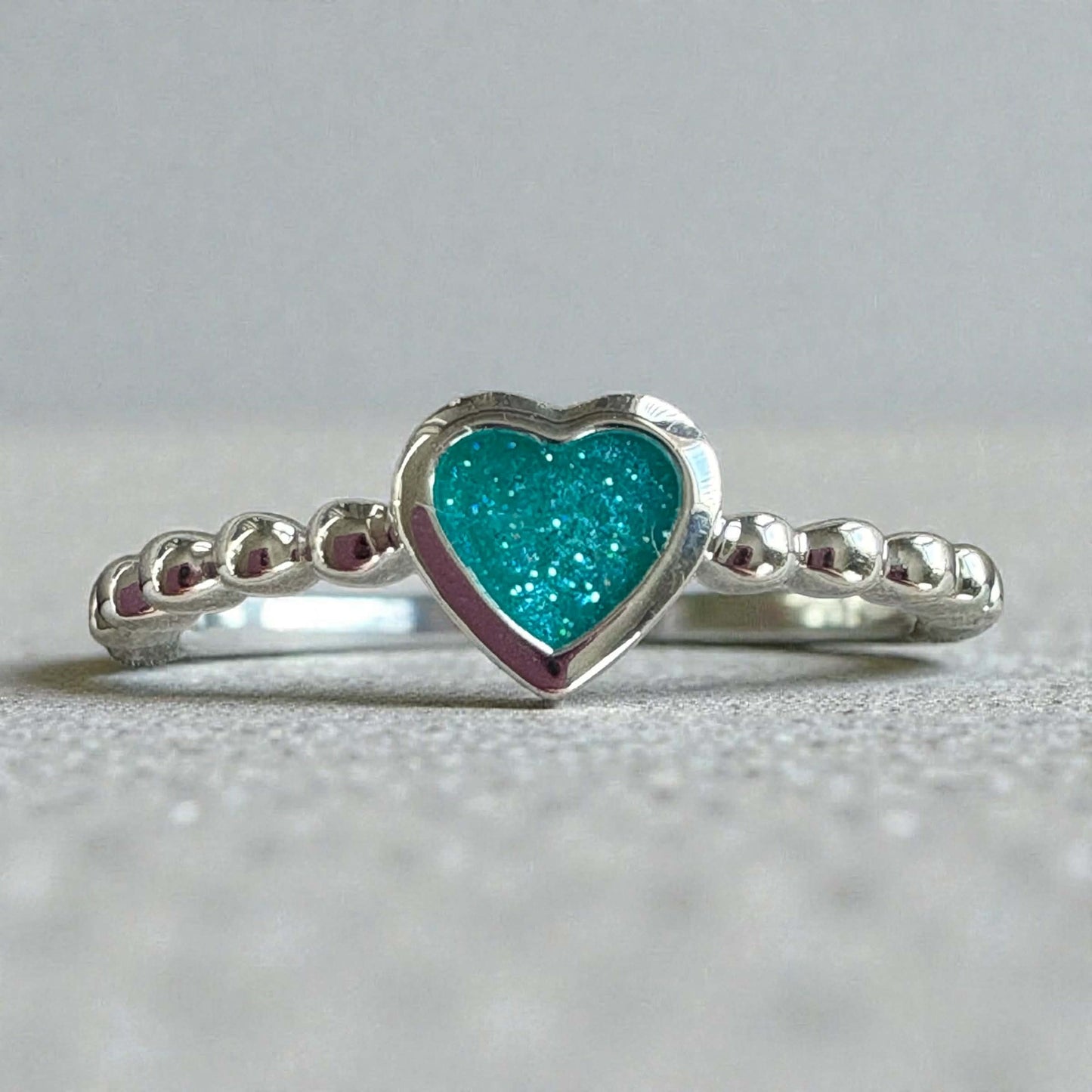 Bobble Heart Ring