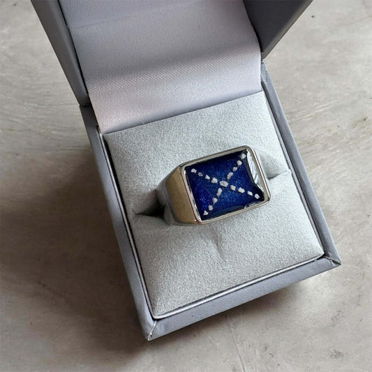 Mens Heritage Saltire Ring