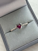 Bobble Heart Ring