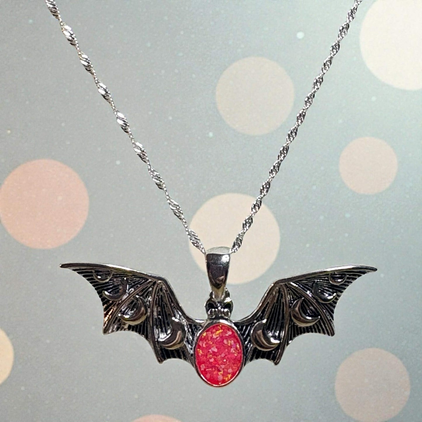 Wings of Twilight Bat Pendant