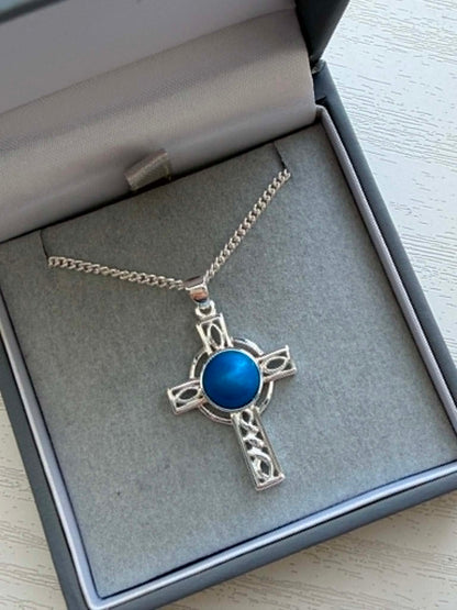 Celtic Guardian Cross Pendant