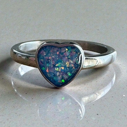 In My Heart Stainless Steel Ring