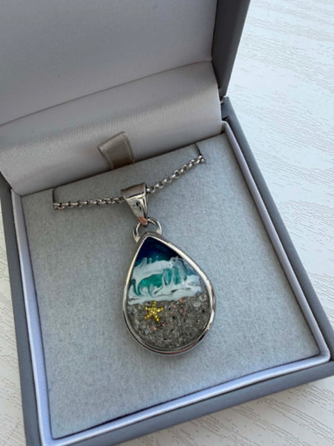 The Biggest Teardrop Pendant - Stainless Steel