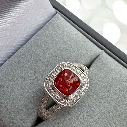Square Cushion Ring