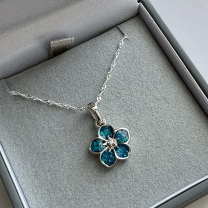 Forget Me Not Sparkling Pendant