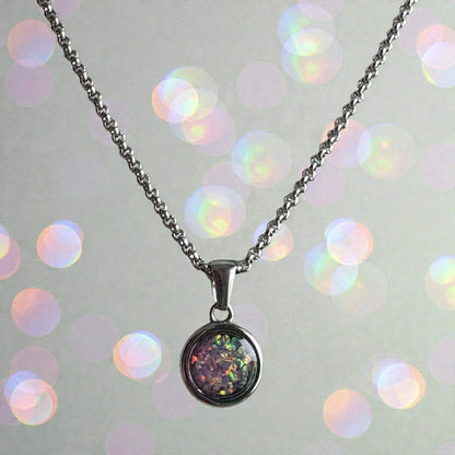 Forever Circle Pendant 18ct Rose Gold PVD