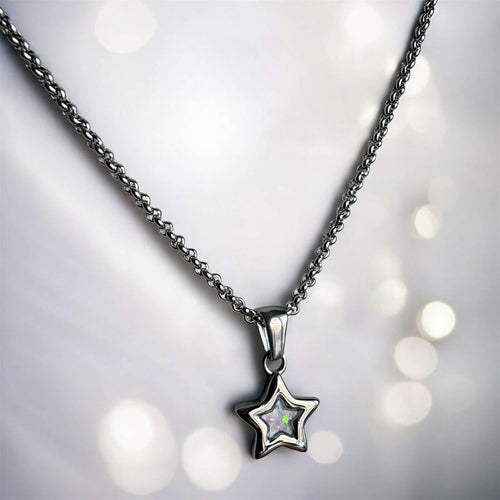 Sweet Memories Star Pendant Stainless Steel