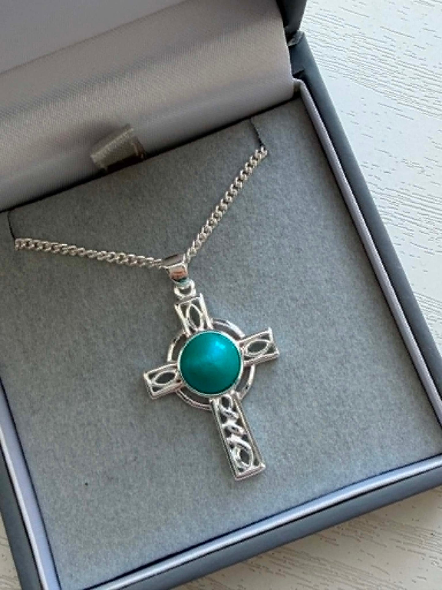 Celtic Guardian Cross Pendant