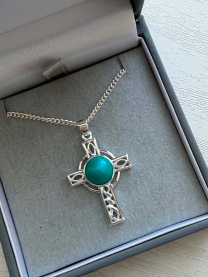 Celtic Guardian Cross Pendant