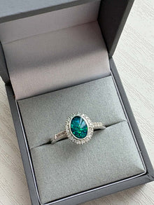 Oval CZ Maria Ring