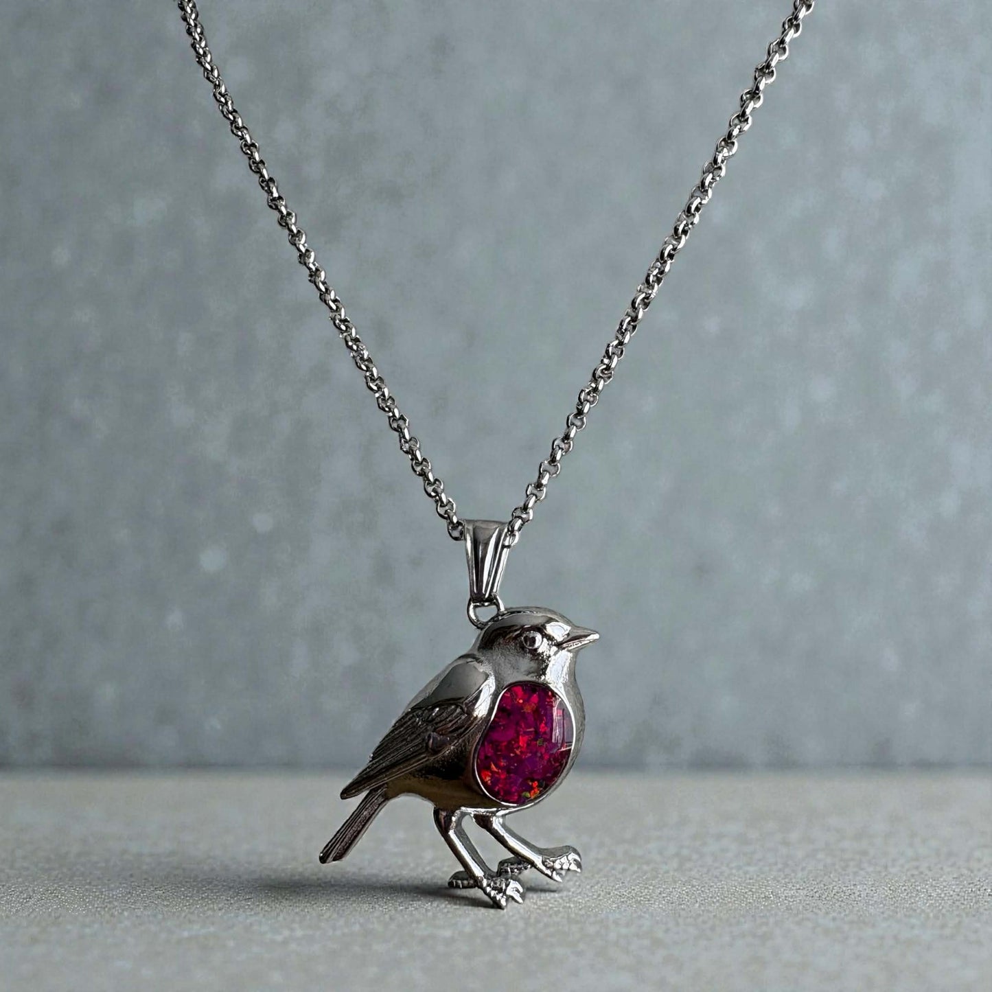 Robbie Robin Stainless Steel Pendant