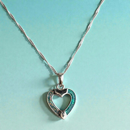 Heart For Two Pendant, suitable for 2 sets of ashes.