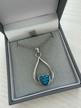 For All Eternity Stainless Steel Heart Pendant