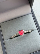 Bobble Heart Ring