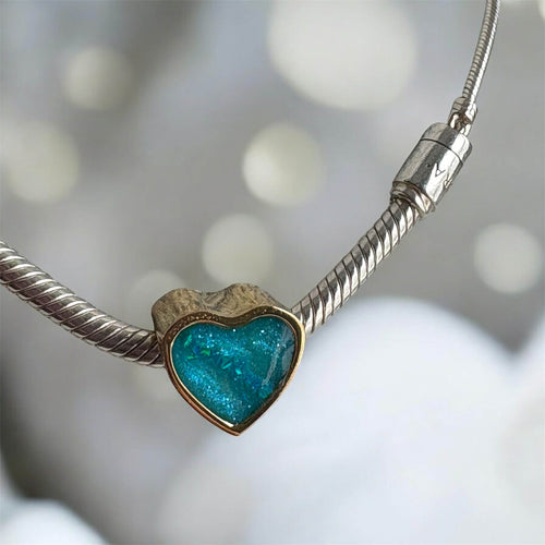 Sweet Memories Heart Charm 18ct Gold PVD