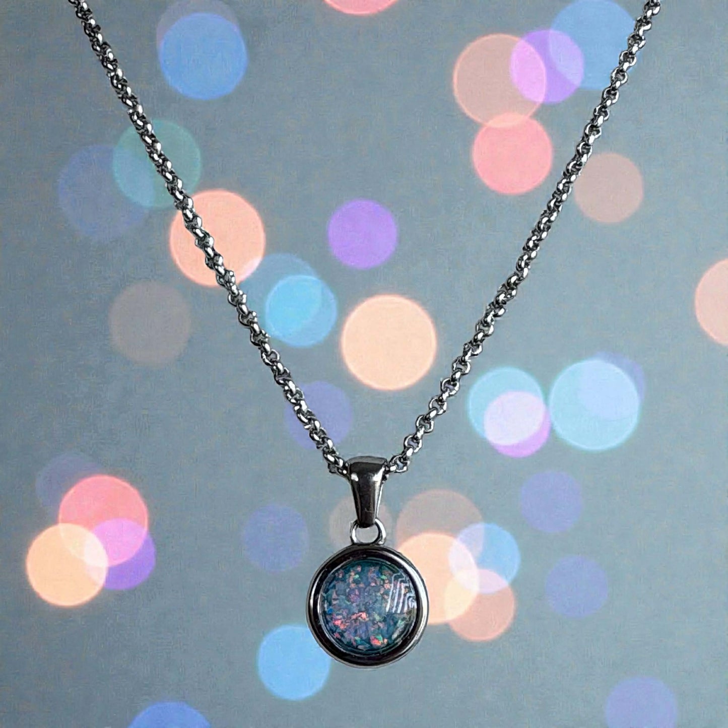 Forever Circle Stainless Steel Pendant