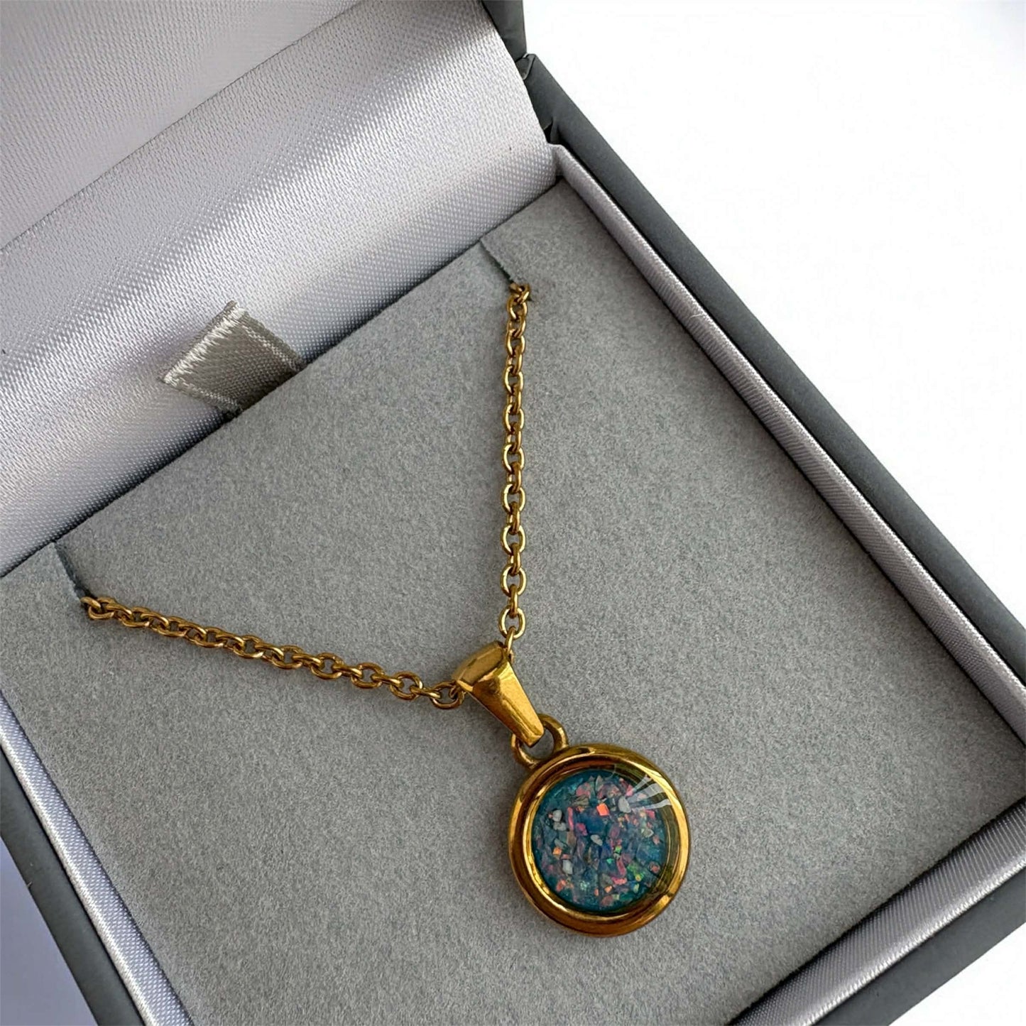 Forever Circle Pendant 18ct Rose Gold PVD