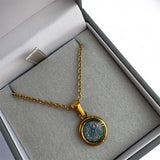 Forever Circle Pendant 18ct Rose Gold PVD