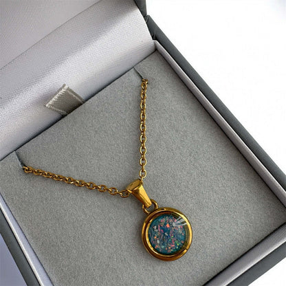 Forever Circle Pendant 18ct Rose Gold PVD