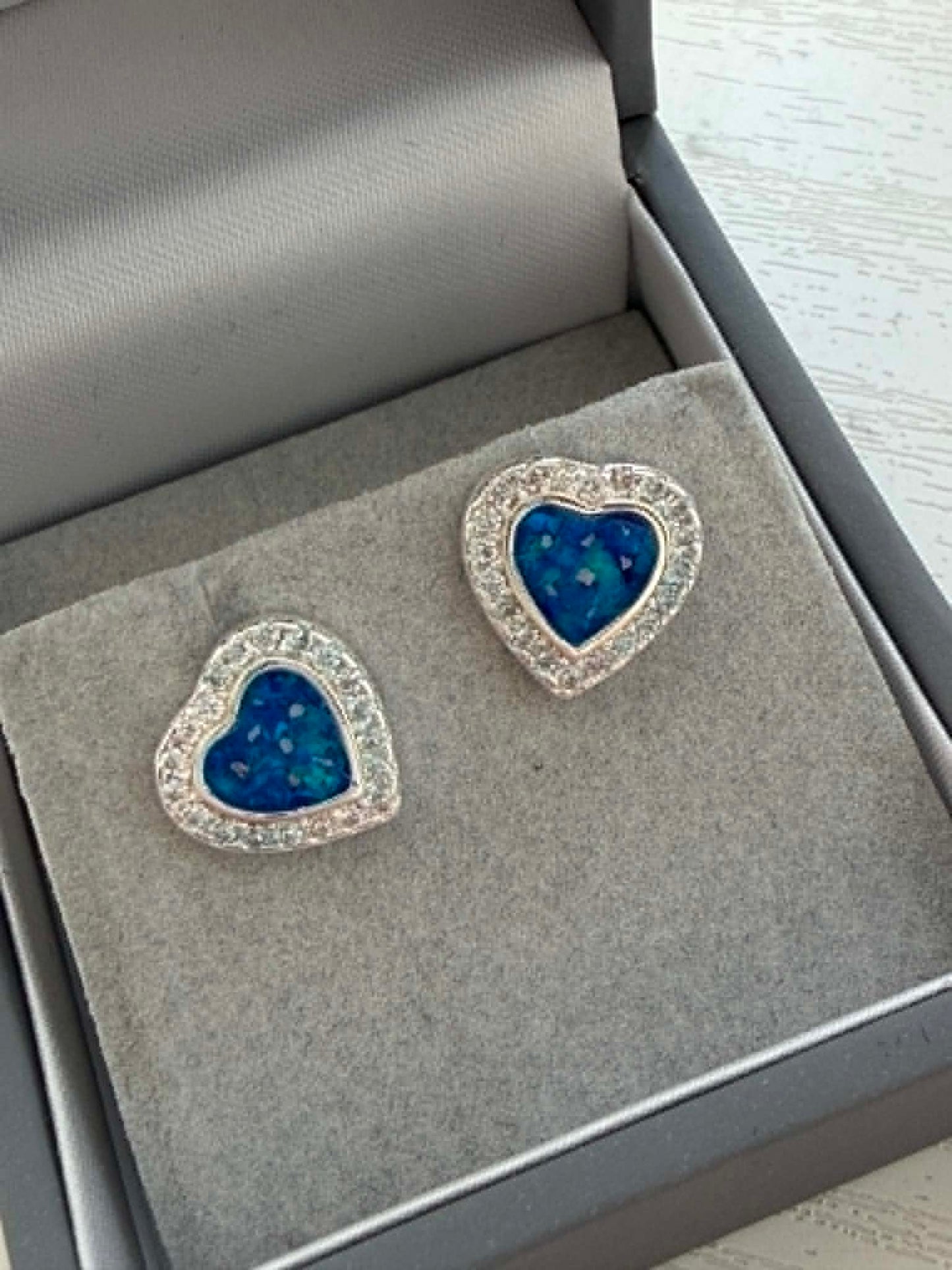 Sparkling Heart Earrings