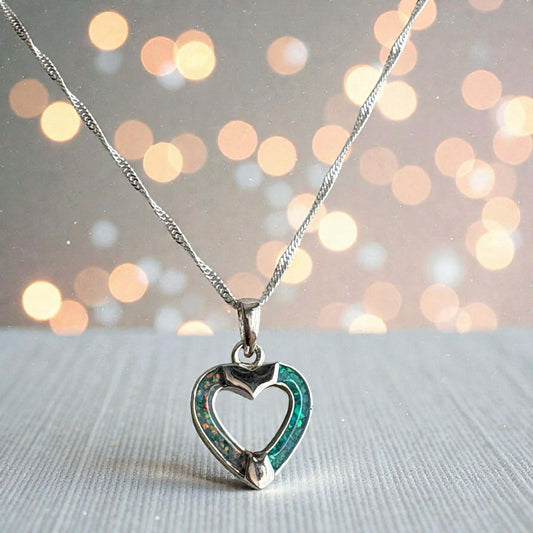 Heart For Two Pendant, suitable for 2 sets of ashes.