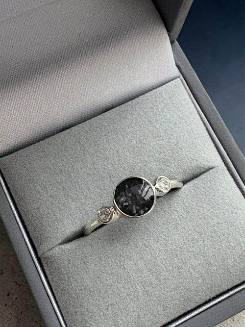 Sparkling Silent Promise Ring