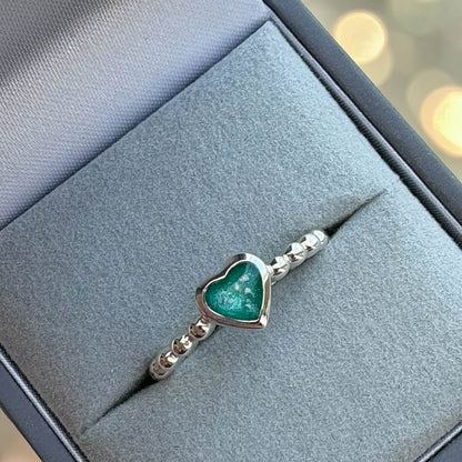 Bobble Heart Ring